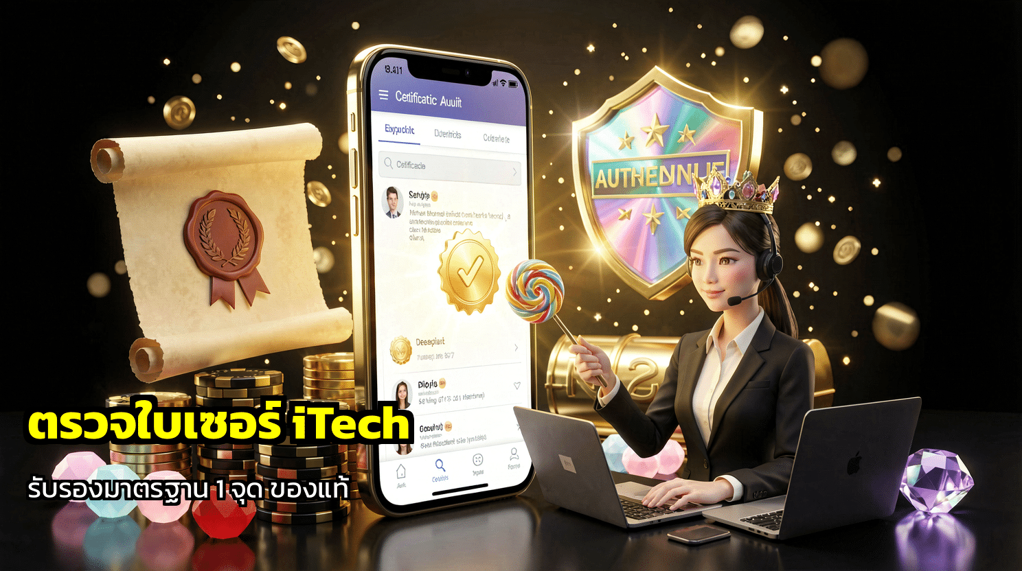 ตรวจใบเซอร์ iTech