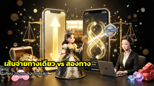 เส้นจ่ายทางเดียว vs สองทาง