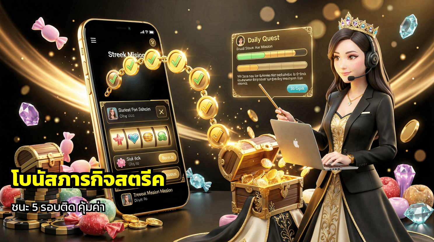 โบนัสภารกิจสตรีค
